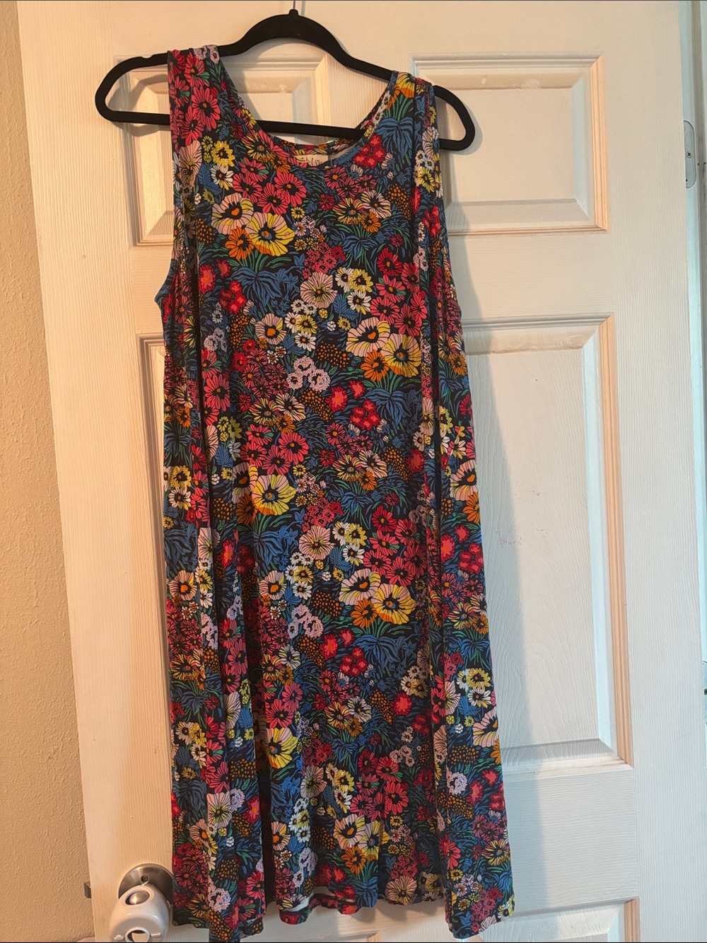 Style & Co. Floral Midi Dress in Blue, Pink, Yellow
